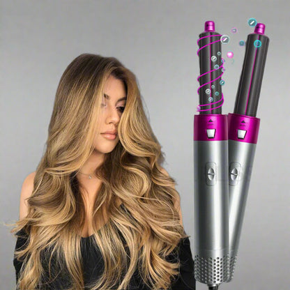 Professional Supersonic Blow Hair Dryer - 5-in-1 Airflow Blow Dryer