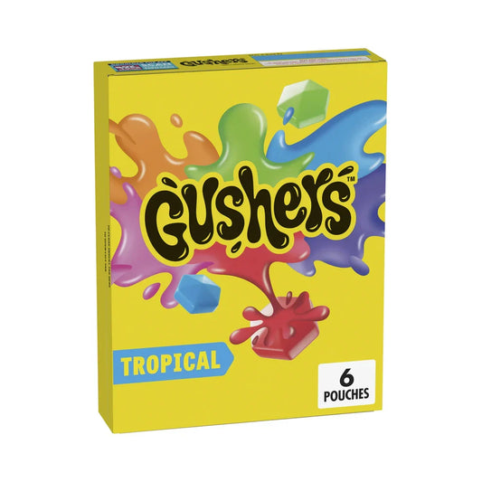 Betty Crocker Fruit Gushers Tropical 136g (Case of 10)