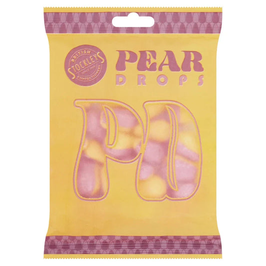 Stockleys Bag Pear Drops 200g (Case of 12)