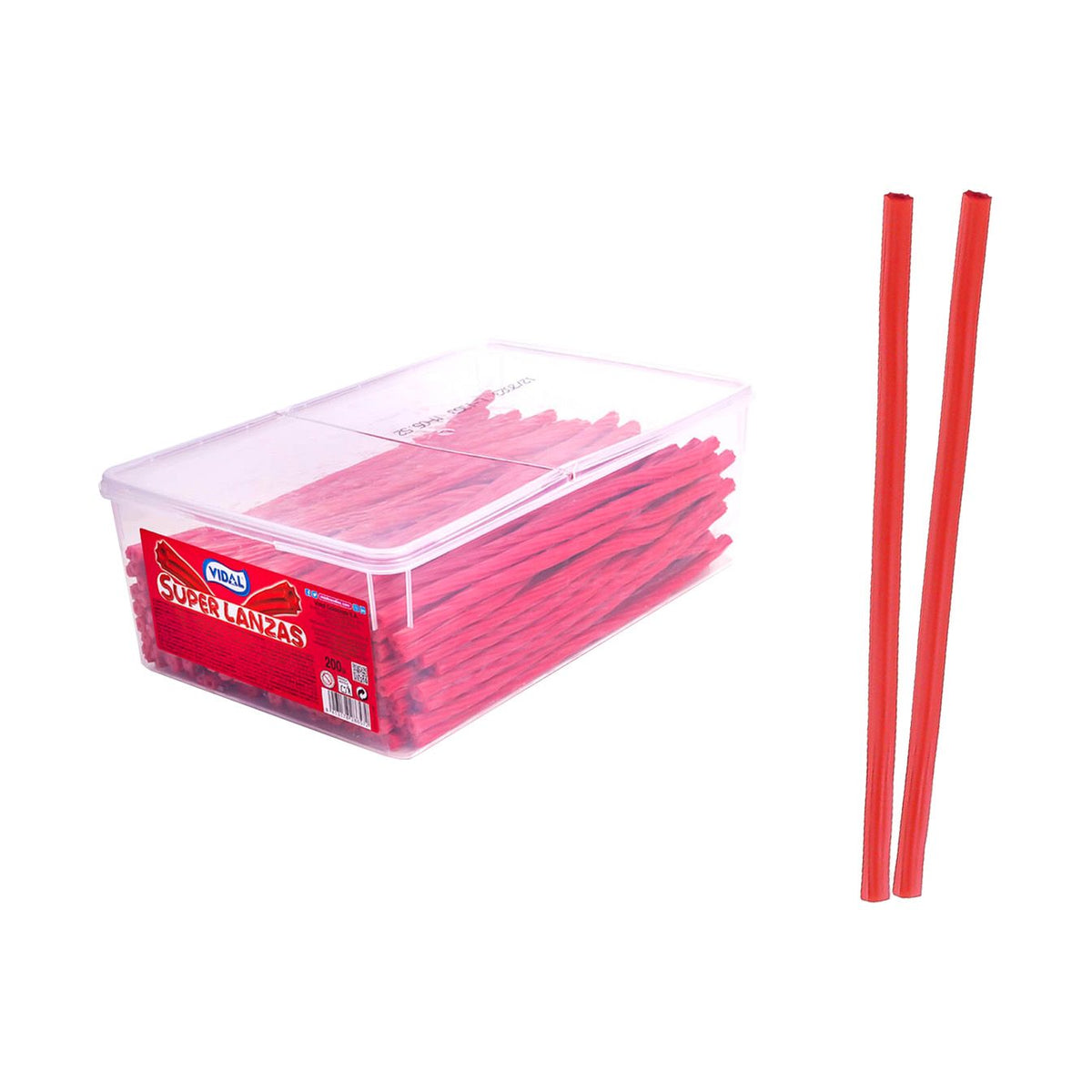 Vidal Tub Strawberry Lances (200pcs)