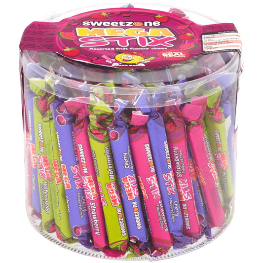 Sweetzone Jar Mega Stix (120pcs)