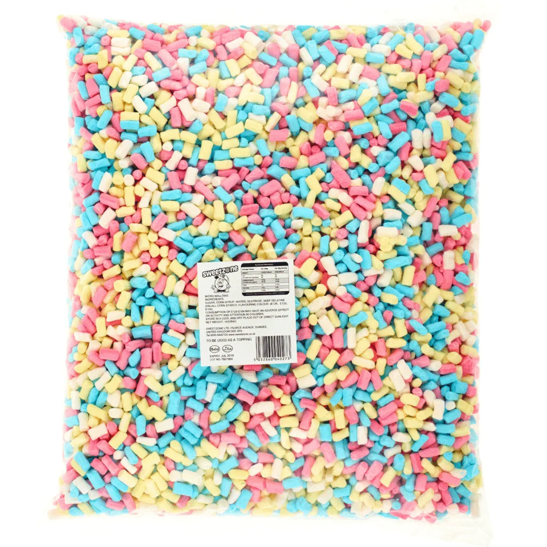 Sweetzone Marshmallows Micro Multicoloured (1kg)
