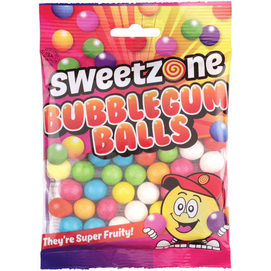 Sweetzone Mini Bags Bubblegum Balls 90g (Case of 12)