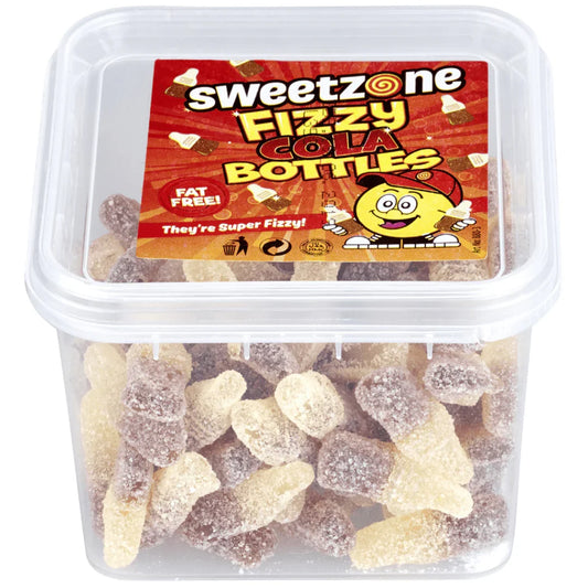 Sweetzone Fizzy Cola Bottles Mini Tubs 170g (Case of 24)