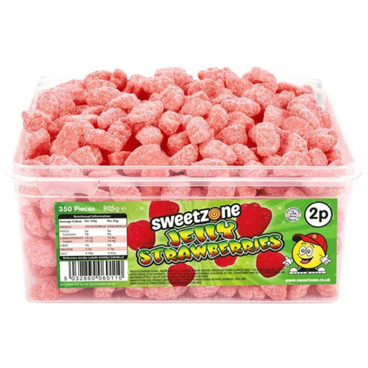 Sweetzone Jelly Strawberries Tub 805g