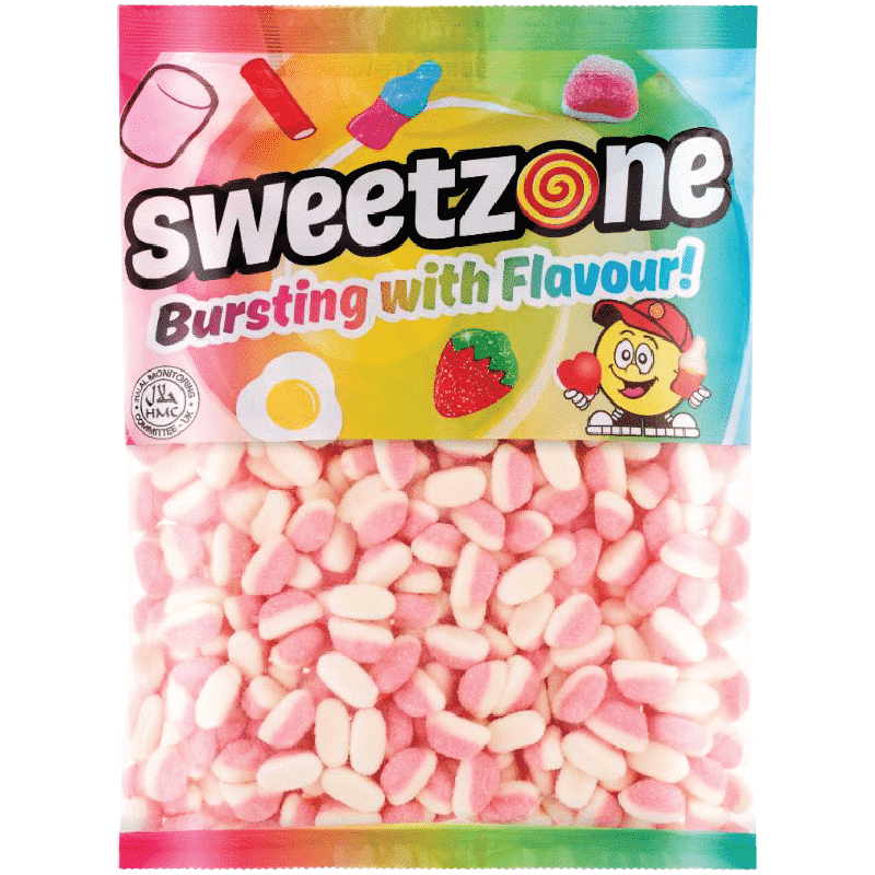 Sweetzone Strawberry Puffs Bag 1kg