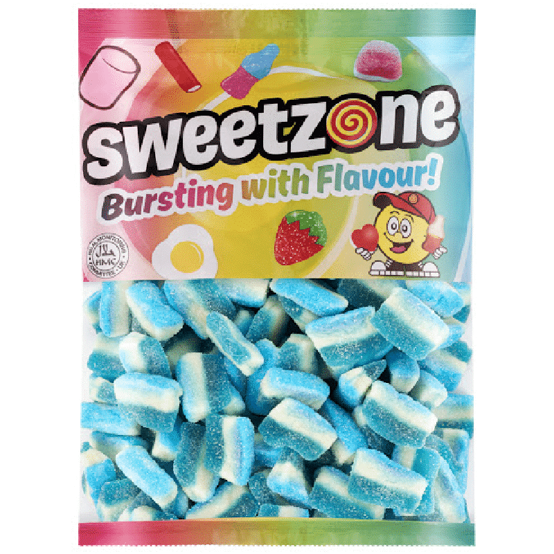 Sweetzone Blue Raspberry Slices Bag 1kg