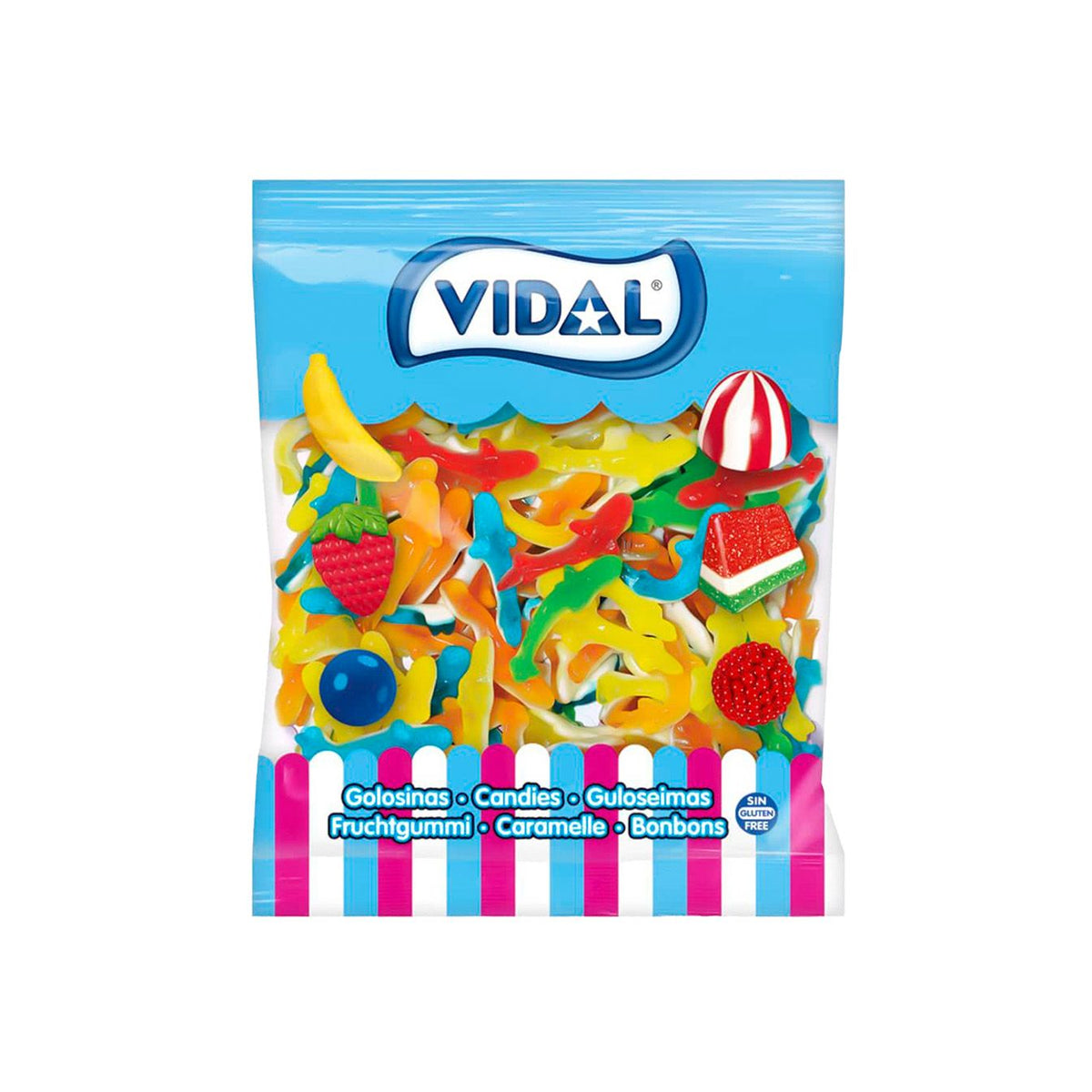 Vidal Jelly Sharks Bag 1kg