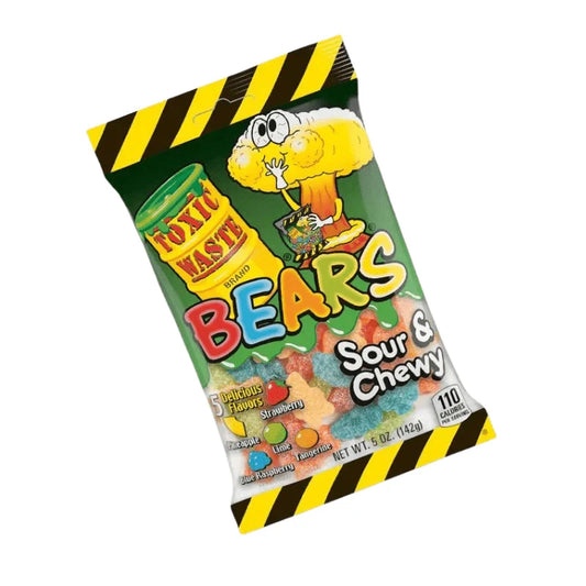 Toxic Waste Bears Peg Bag 142g (Case of 12)