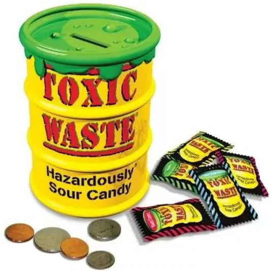 Toxic Waste Yellow Money Bank 84g