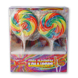 Kandy Kandy Wheel Lolly Fruit 80g (Case of 24)