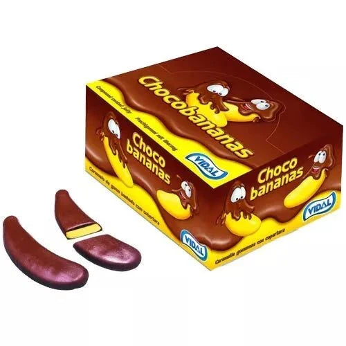 Vidal Chocolate Bananas Box 120pcs