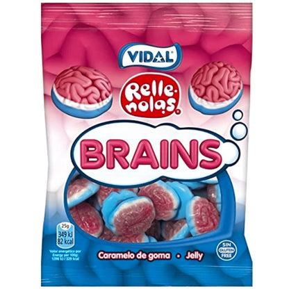 Vidal Jelly Filled Brains Bag 90g (Case of 14)