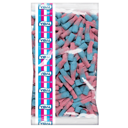 Vidal Medium Fizzy Bubblegum Bottles Bag 3kg