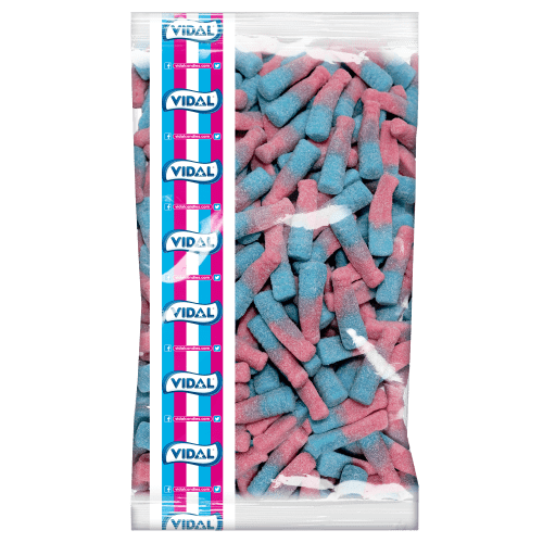 Vidal Medium Fizzy Bubblegum Bottles Bag 3kg