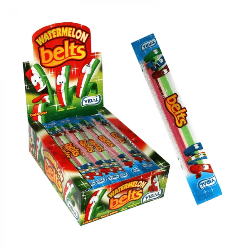 Vidal Wrapped Watermelon Belts 10g (Case of 150)