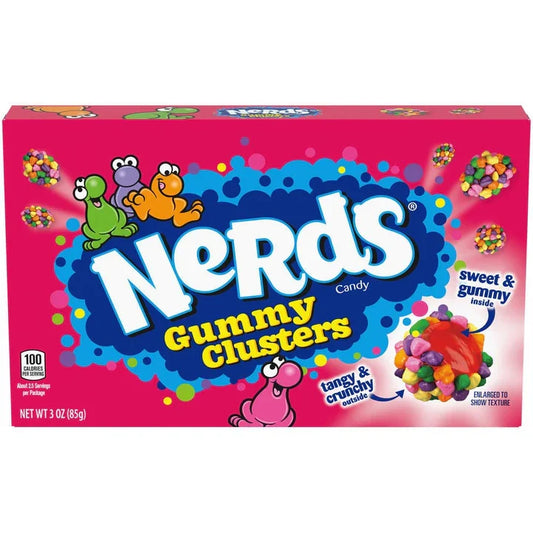 Nerds Gummy Clusters Theatre Box 85g (Case of 12)
